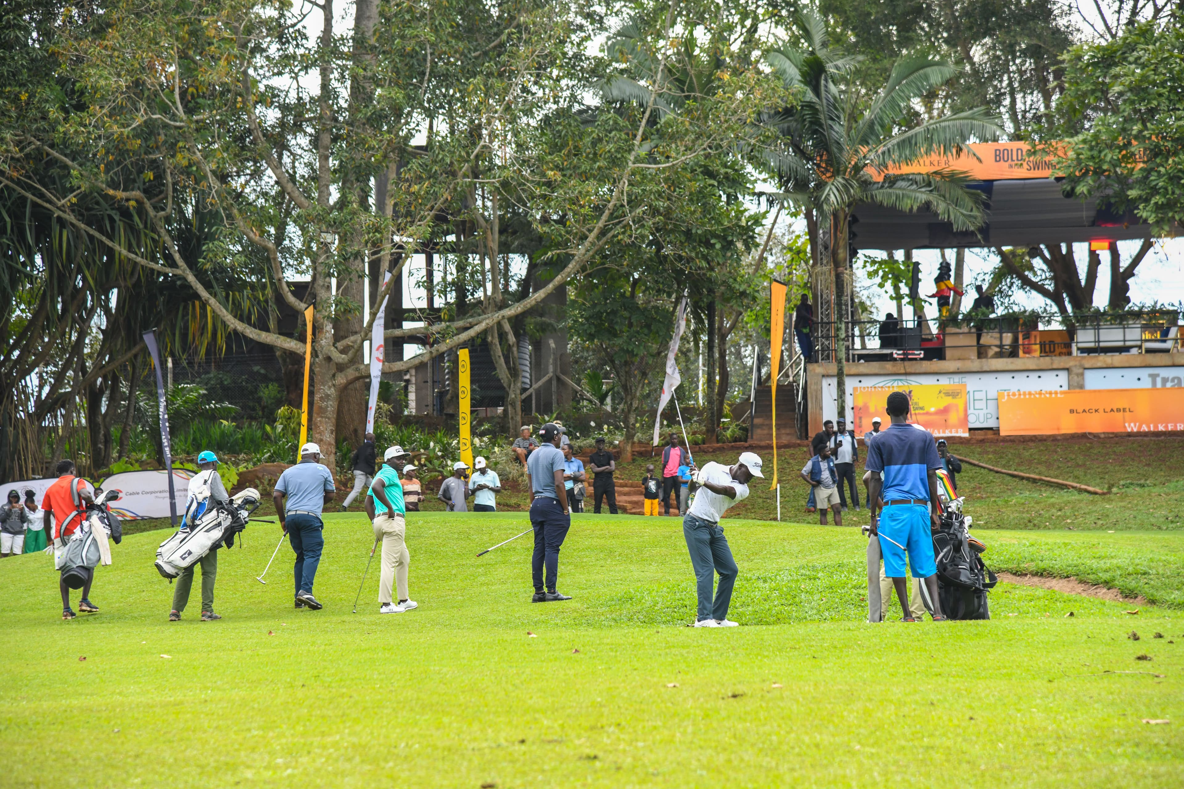 Golf tournament in Uganda
