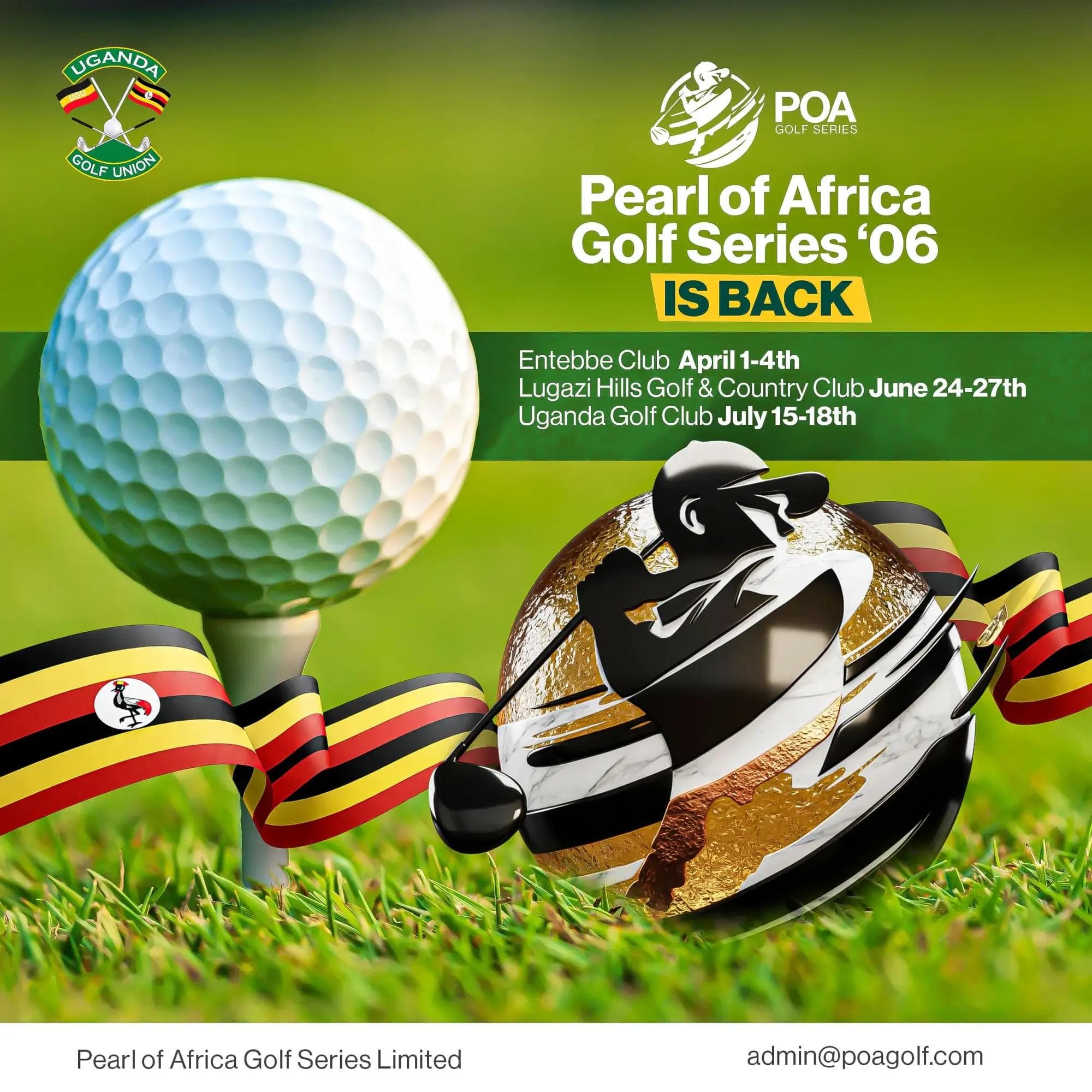 Pearl Of Africa Golf Tour - UGC